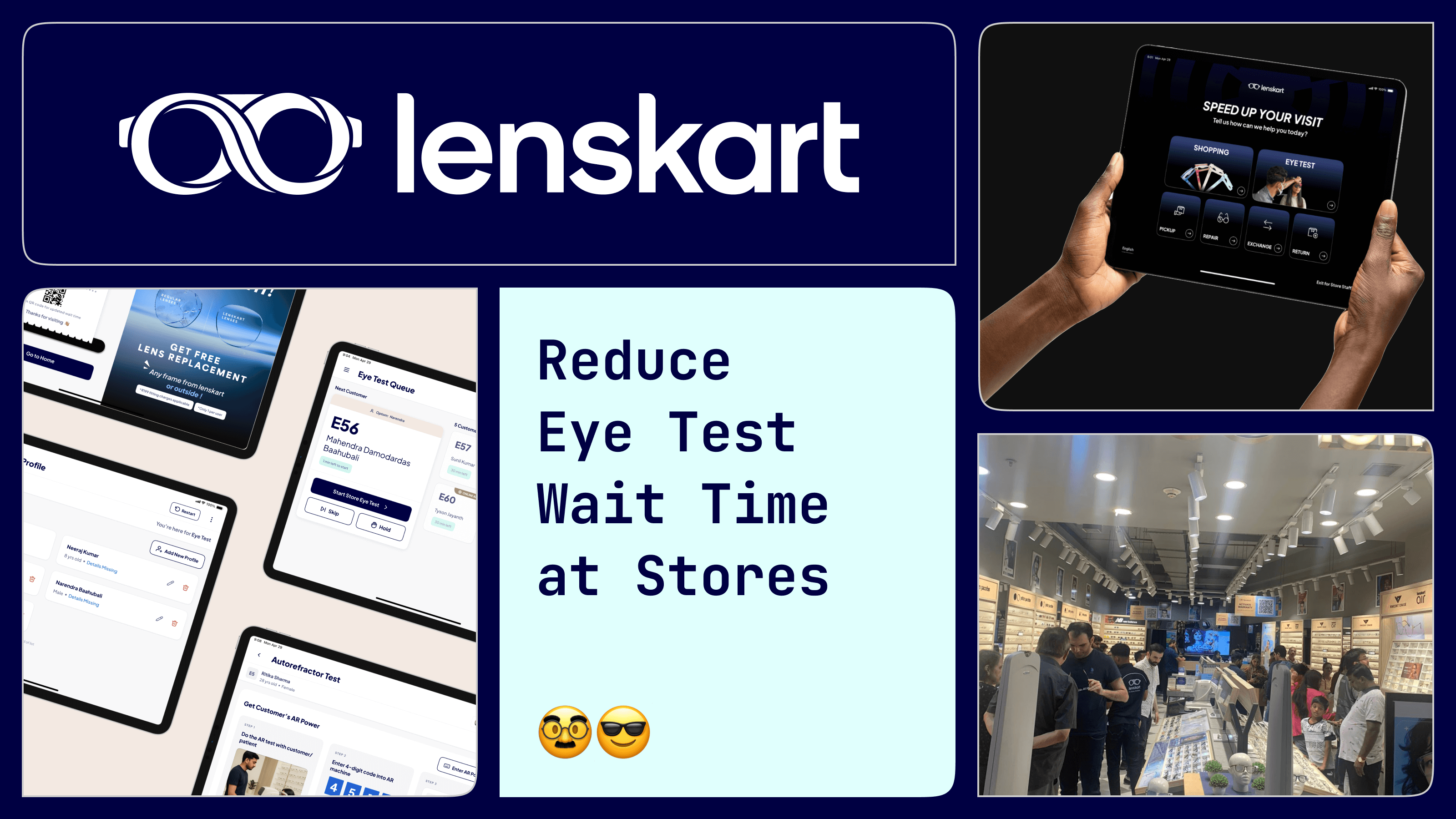 Lenskart eye test case study: redesigning the in-store experience across 1600+ stores